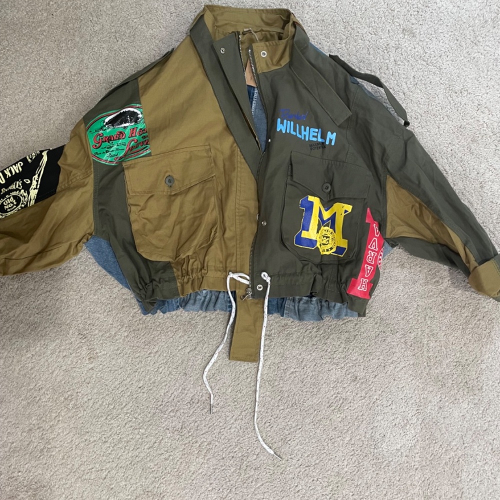 Custom patchwork jacket NWT (one size) - Picture 2 of 4